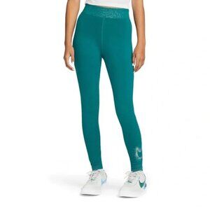 Nike Bright Spruce Stardust Teal High Waisted Leggings